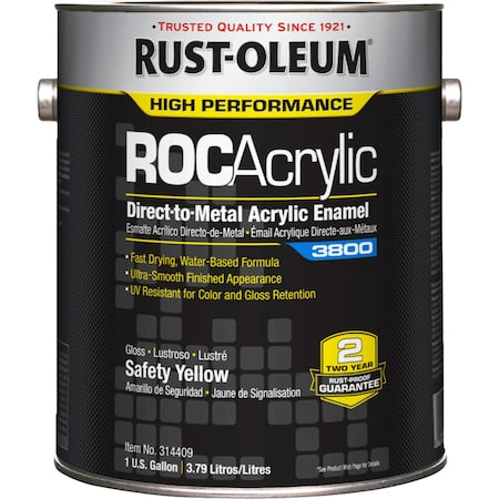 3800 Safety Yellow GLOSS 1 GALLON