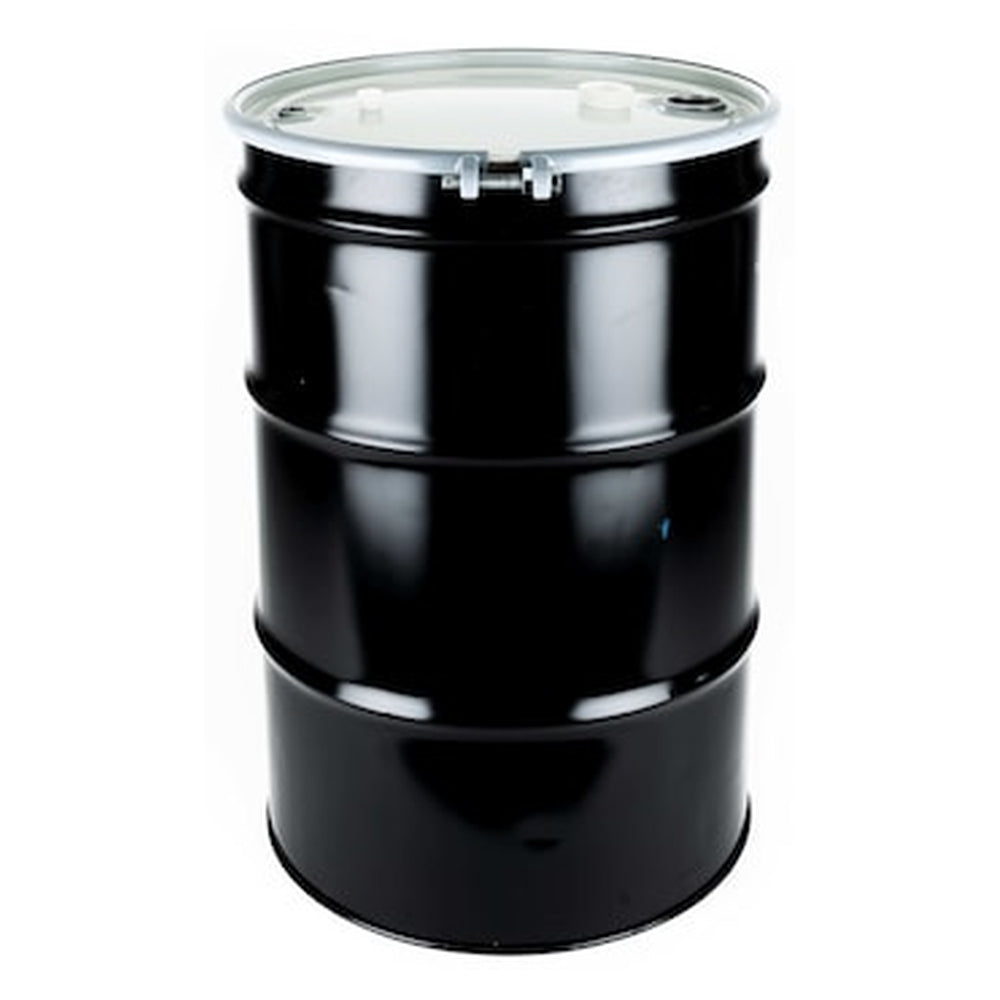 Basco 55-Gallon Reconditioned Open-Head Steel Drum (UN Solid Rated) - Black - Primary View (H5527192)