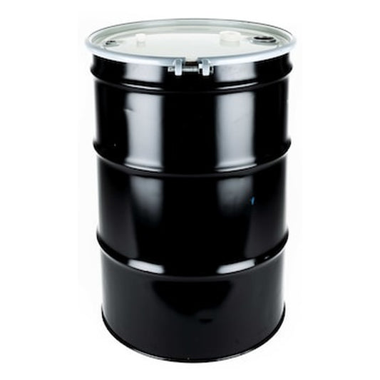 Basco 55-Gallon Reconditioned Open-Head Steel Drum (UN Solid Rated) - Black - Primary View (H5527192)