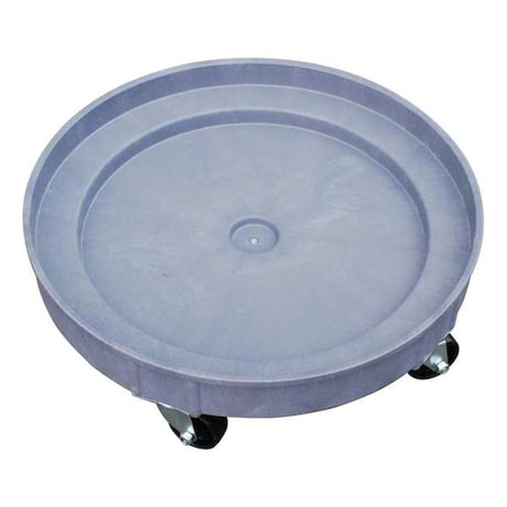 Hathoro Select Polypropylene Universal Drum Dolly for 30 to 55 Gallon Barrels (900 lb Capacity) - Gray - Primary View (H5244425)