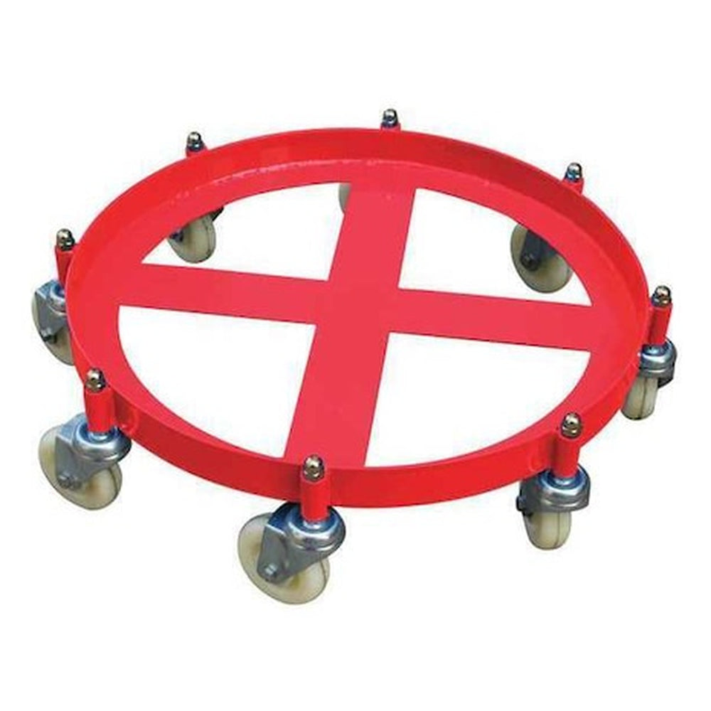 Hathoro Select Heavy-Duty 55-Gallon Steel Drum Dolly with Caster Wheels (2,000 lb Capacity) - Primary View (H5267936)