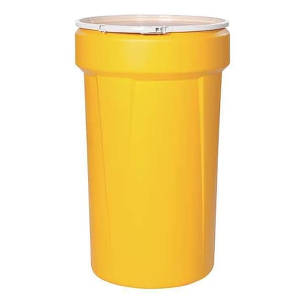 Eagle Mfg 55-Gallon Polyethylene Open-Head Transport Drum - Yellow - Primary View (H7457633)