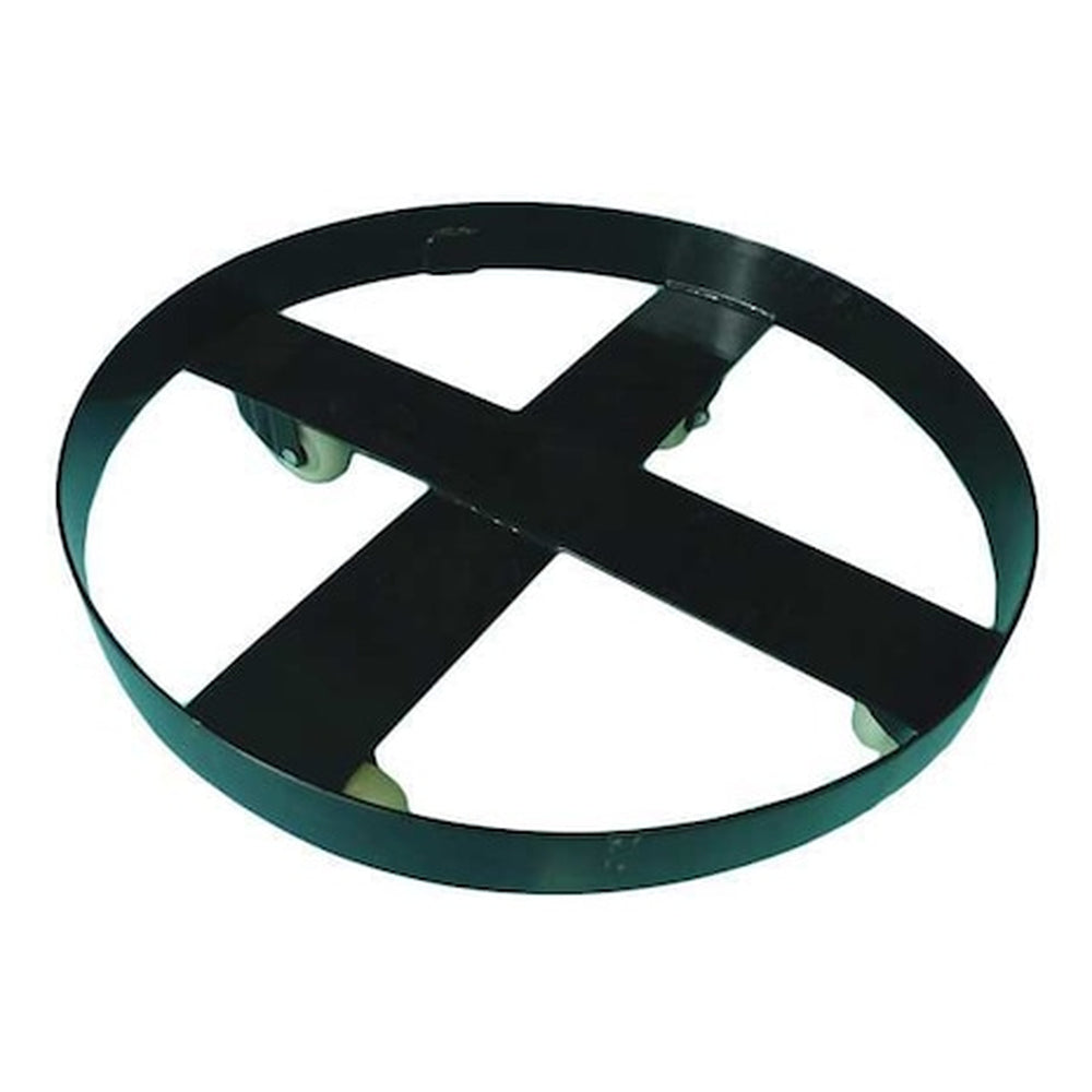 Westward 55-Gallon Heavy-Gauge Round Steel Drum Dolly - Black - Primary View (H0072908)
