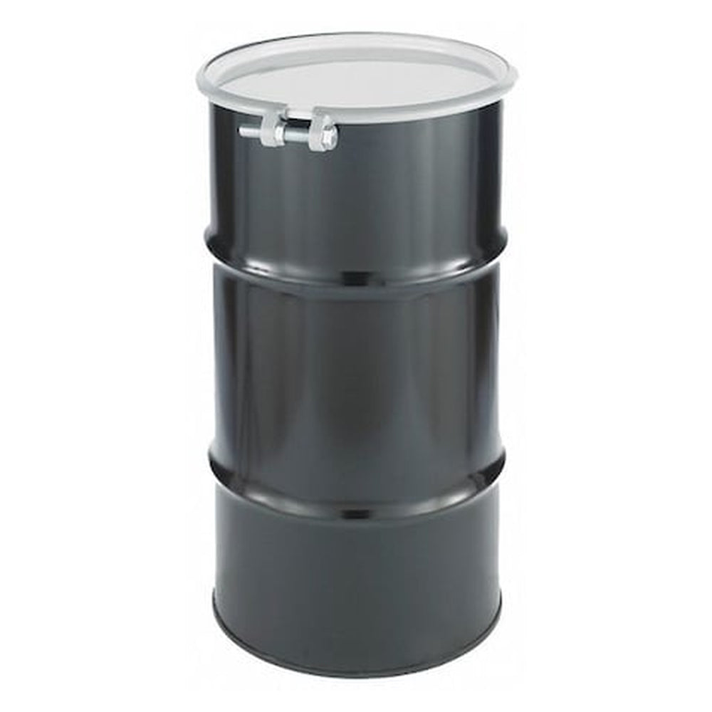 Hathoro Select 16-Gallon Open-Head Steel Transport Drum with Ring - Black - Primary View (H5815031)