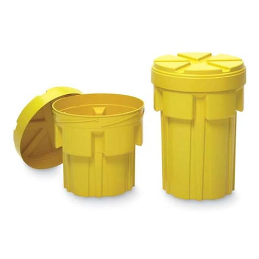 ENPAC 20-Gallon Polyethylene Open-Head Wheeled Salvage Drum - Yellow - Primary View (H3904512)