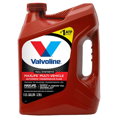 Automatic Transmission Fluid, Bottle, 1 gal, ATF, Synthetic, Red