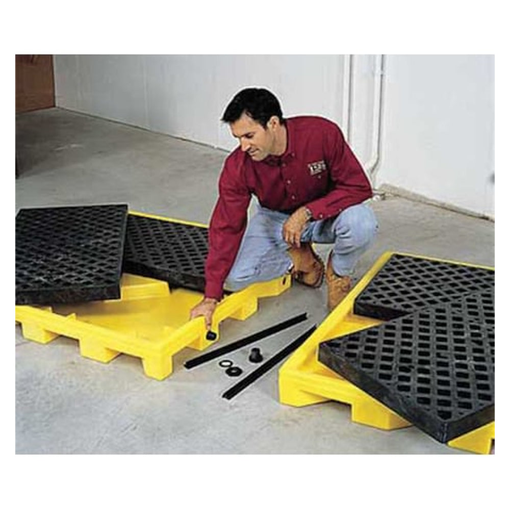 UltraTech 1-Drum Modular Polyethylene Spill Containment Deck (11-Gallon Sump, 1,500 lb Capacity) - View 2 (H4944073)