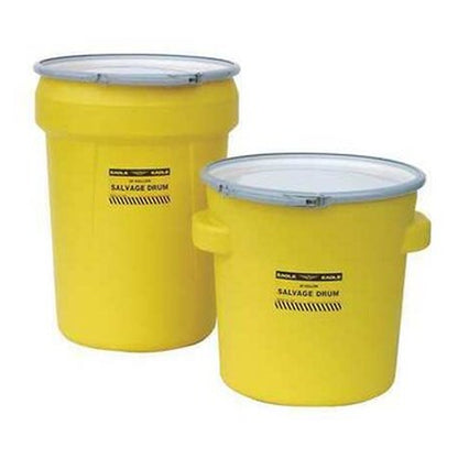 Eagle Mfg 30-Gallon Polyethylene Salvage Overpack Drum - Yellow - View 2 (H3290883)