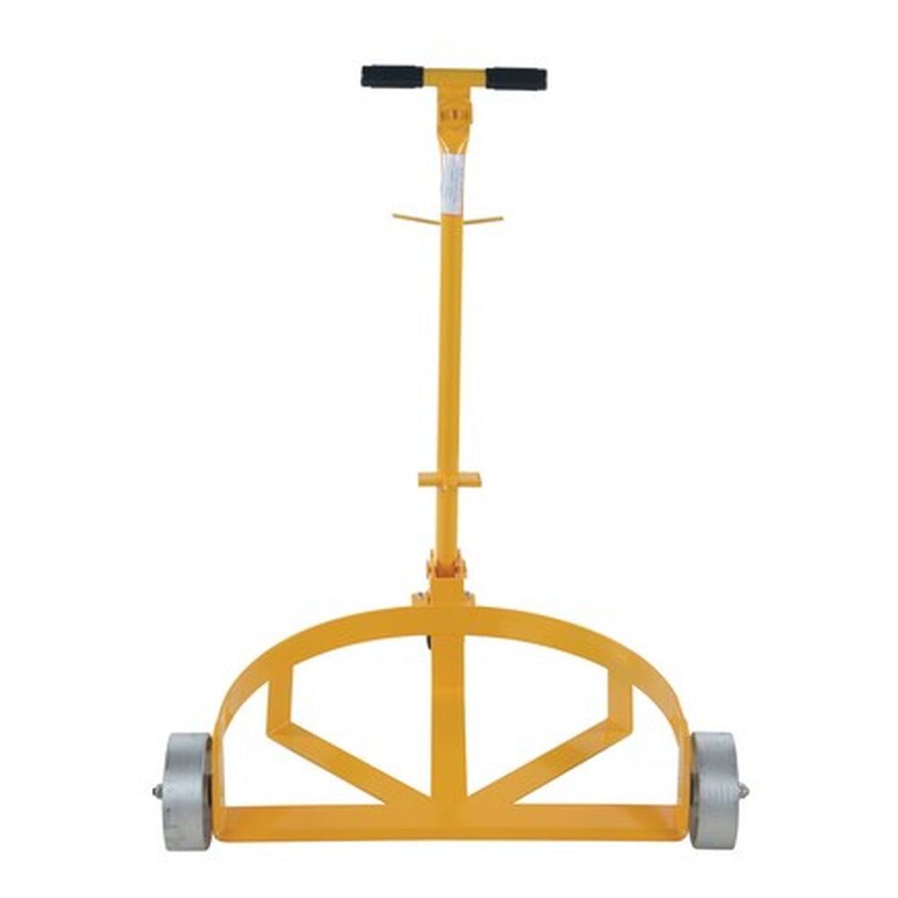 Vestil Cast Iron Low-Profile Heavy-Duty Drum Caddie with Tow Handle (1,000 lb Capacity) - View 2 (H5438371)