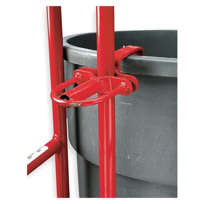 Dayton 800 lb Capacity Two-Wheel Heavy-Duty Steel Drum Hand Truck - Red - View 2 (H2960404)