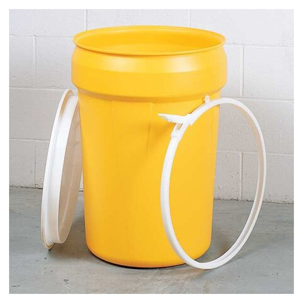 Eagle Mfg 30-Gallon Polyethylene Open-Head Overpack Spill Drum - Yellow - View 3 (H0673644)