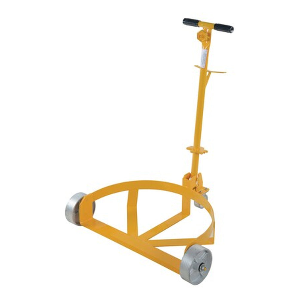 Vestil Cast Iron Low-Profile Heavy-Duty Drum Caddie with Tow Handle (1,000 lb Capacity) - View 3 (H5438371)