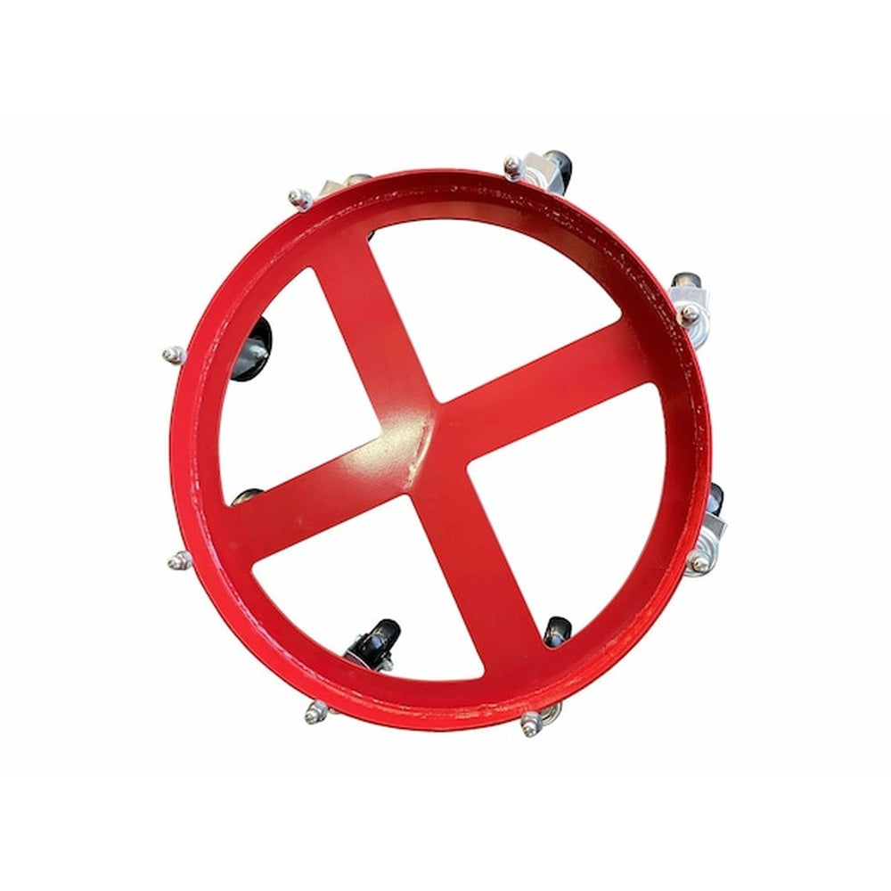 Pake Handling Tools 55-Gallon Heavy-Duty Steel Drum Dolly with 8 Phenolic Swivel Casters (2,000 lb Capacity) - View 5 (H111632692)