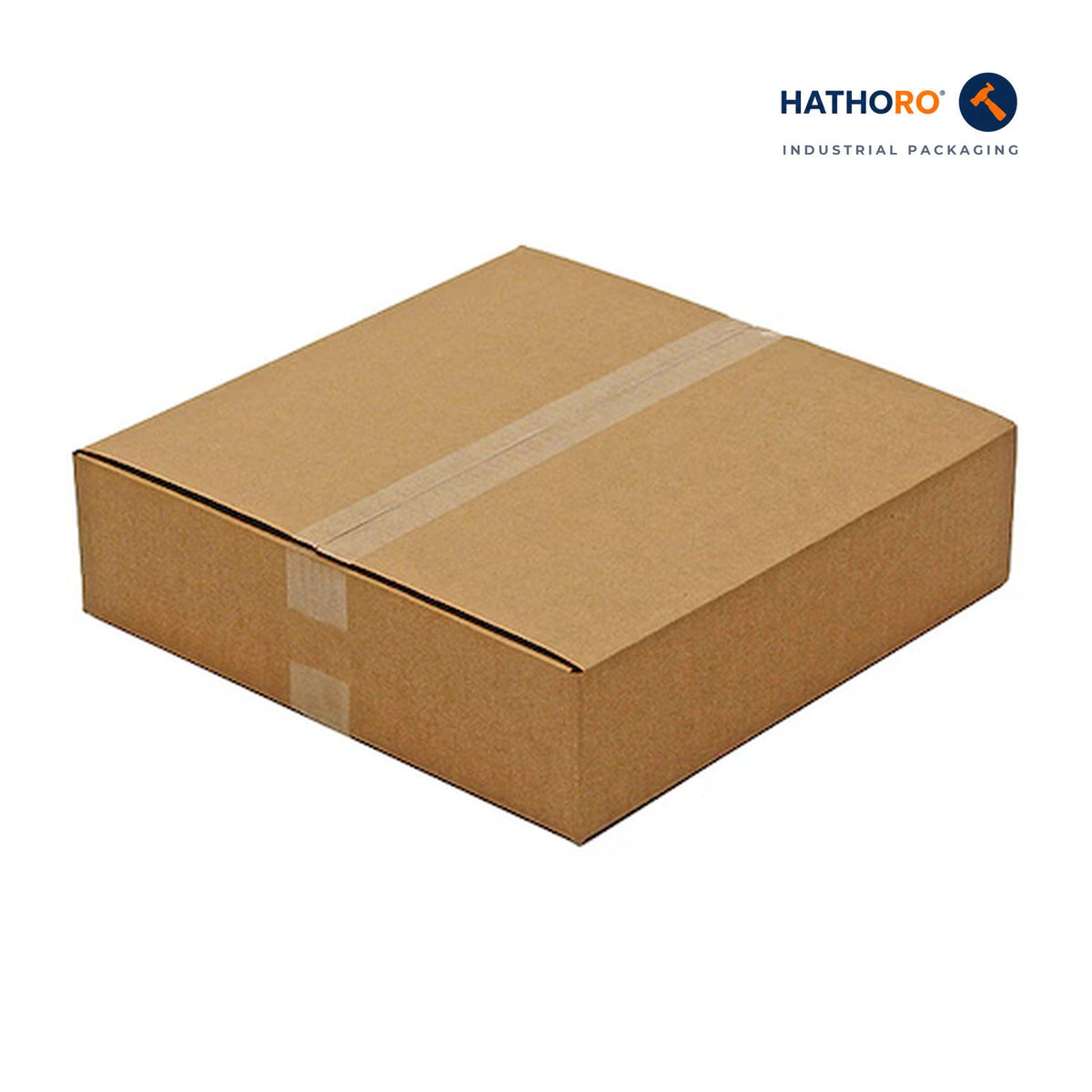 Hathoro 16 x 16 x 4 inch corrugated shipping box