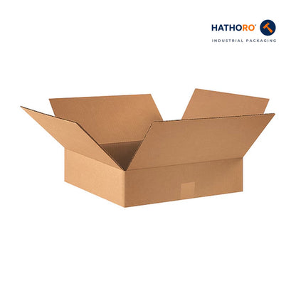 Hathoro 16 x 16 x 4 inch corrugated shipping box