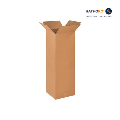 Hathoro 16 x 16 x 48 inch corrugated shipping box