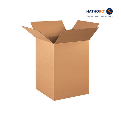 Hathoro 16 x 16 x 22 inch corrugated shipping box