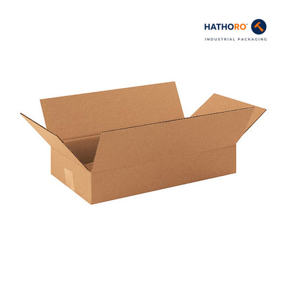 Hathoro 16 x 9 x 3 inch corrugated shipping box