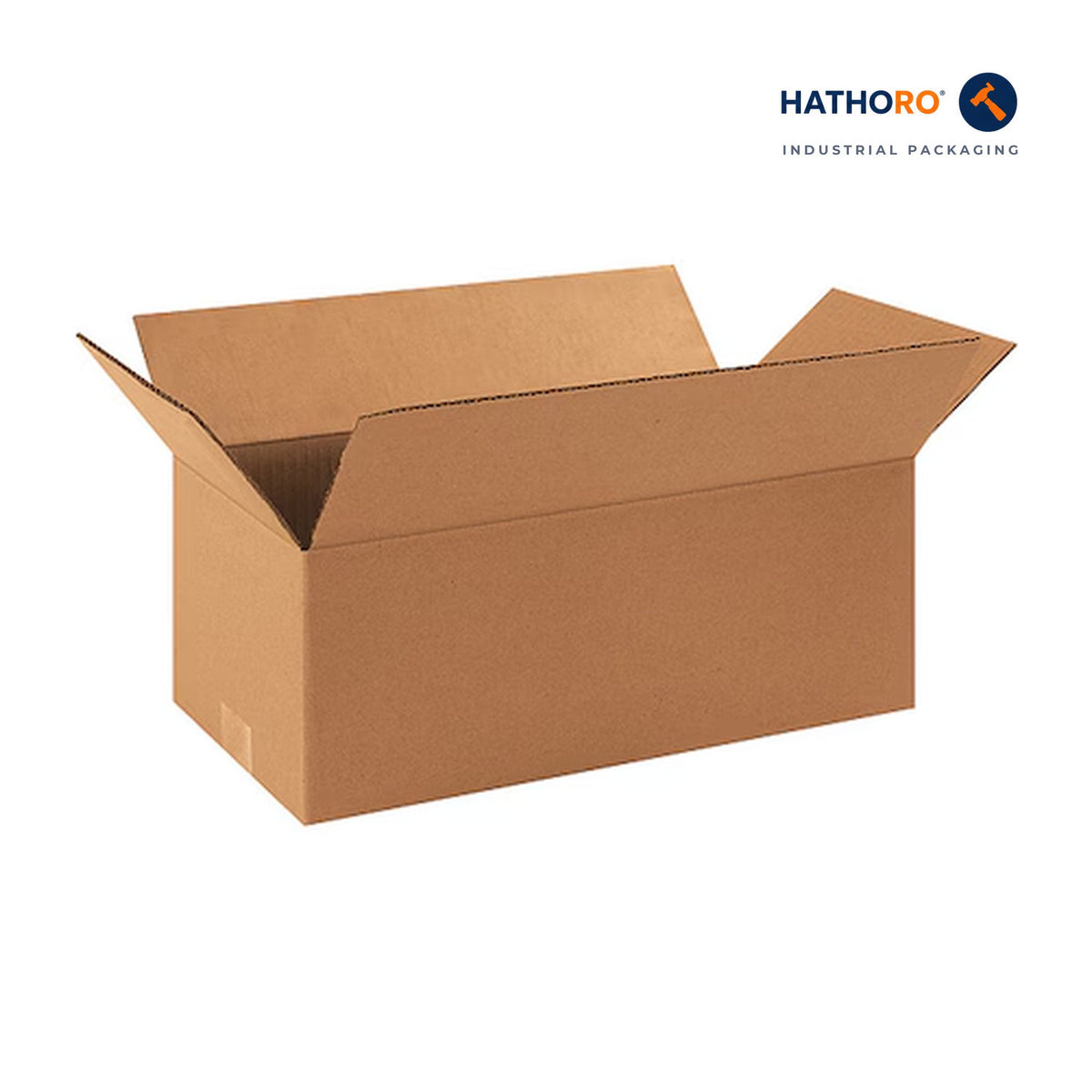 Hathoro 16 x 8 x 6 inch corrugated shipping box