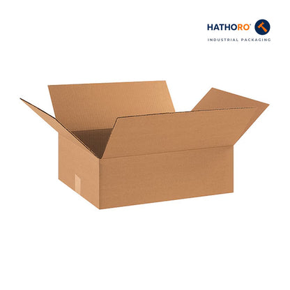 Hathoro 18 x 14 x 6 inch corrugated shipping box