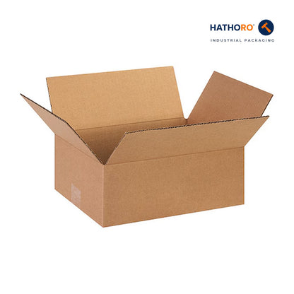 Hathoro 13 x 10 x 5 inch corrugated shipping box