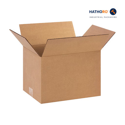 Hathoro 12 x 9 x 8 inch corrugated shipping box