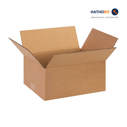 Hathoro 13 x 10 x 6 inch corrugated shipping box