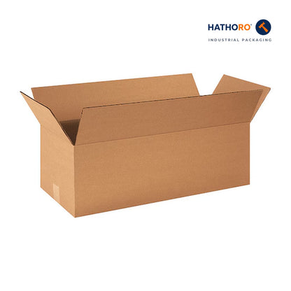 Hathoro 24 x 10 x 8 inch corrugated shipping box