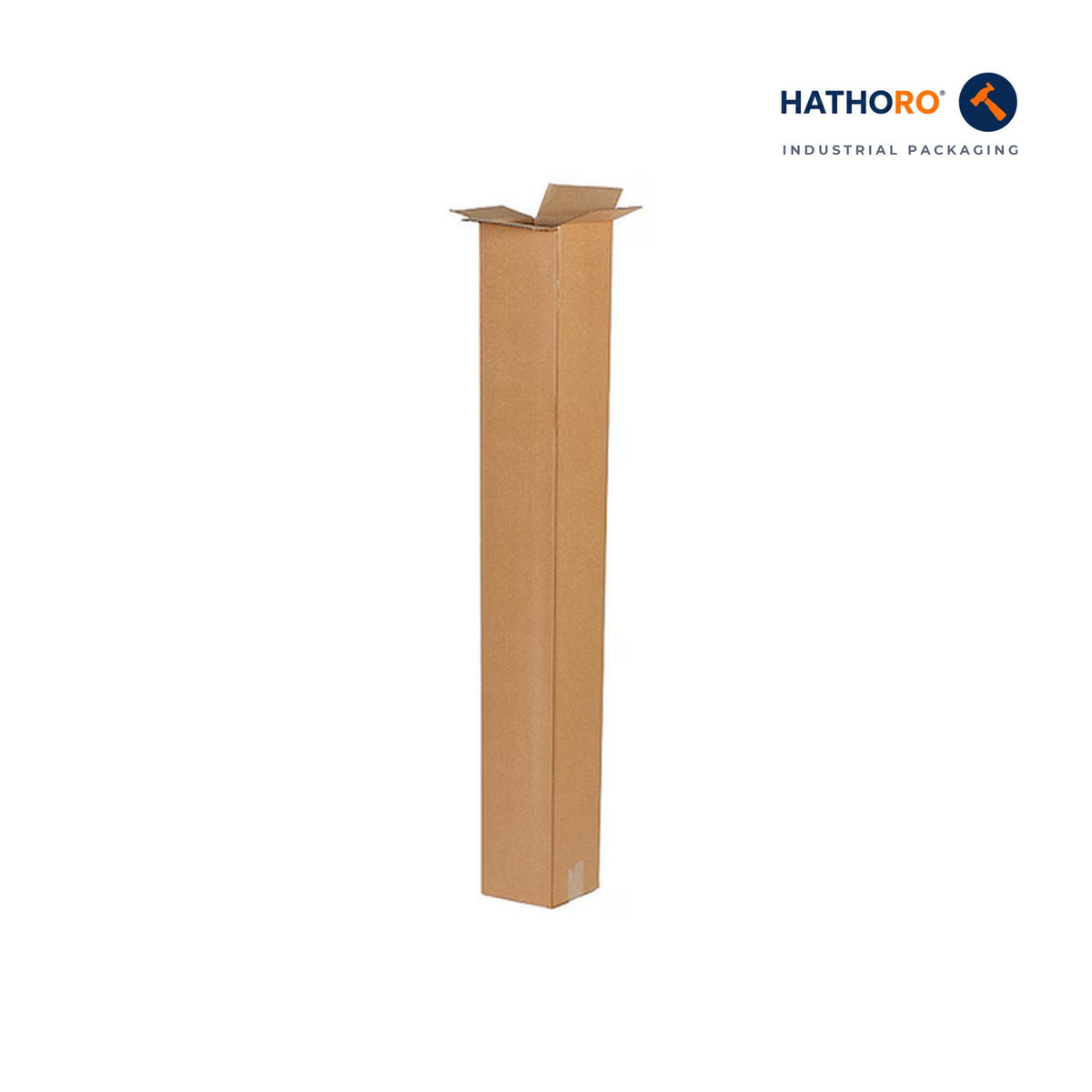 Hathoro 4 x 4 x 30 inch corrugated shipping box