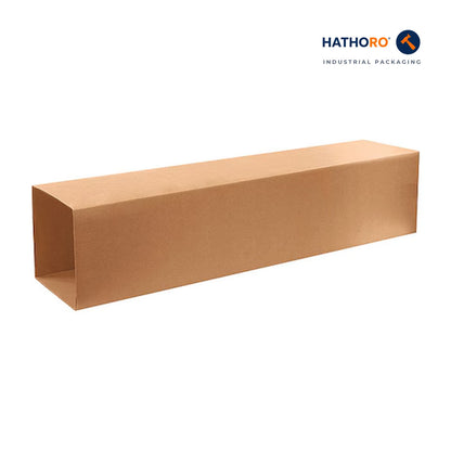Hathoro 12-1/2 x 12-1/2 x 48 inch corrugated shipping box