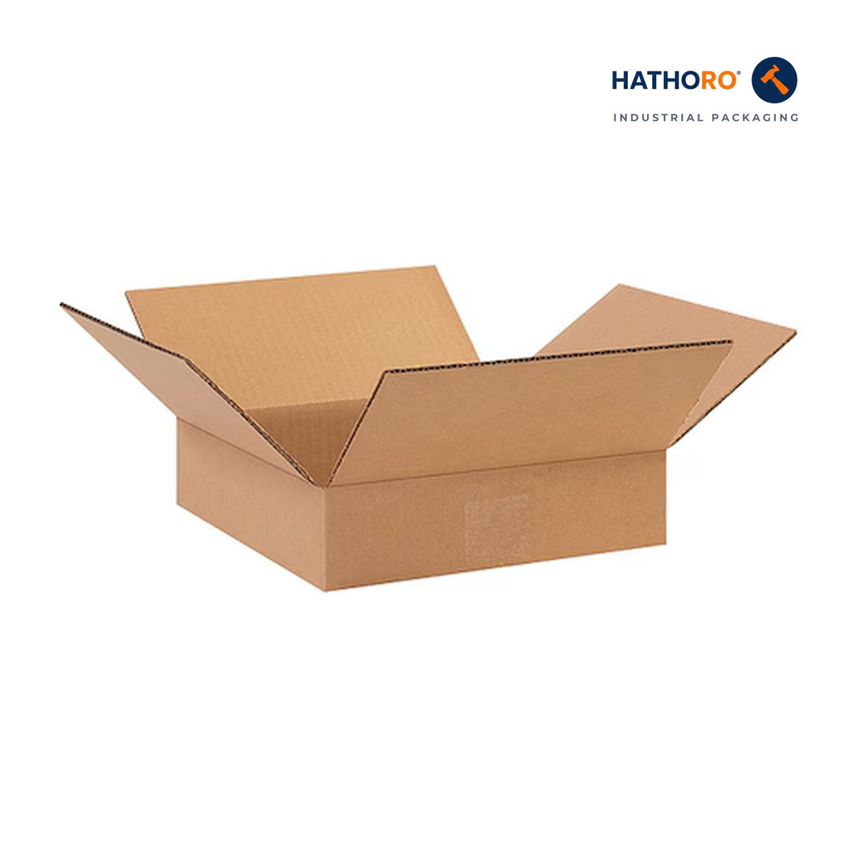 Hathoro 10 x 10 x 2 inch corrugated shipping box