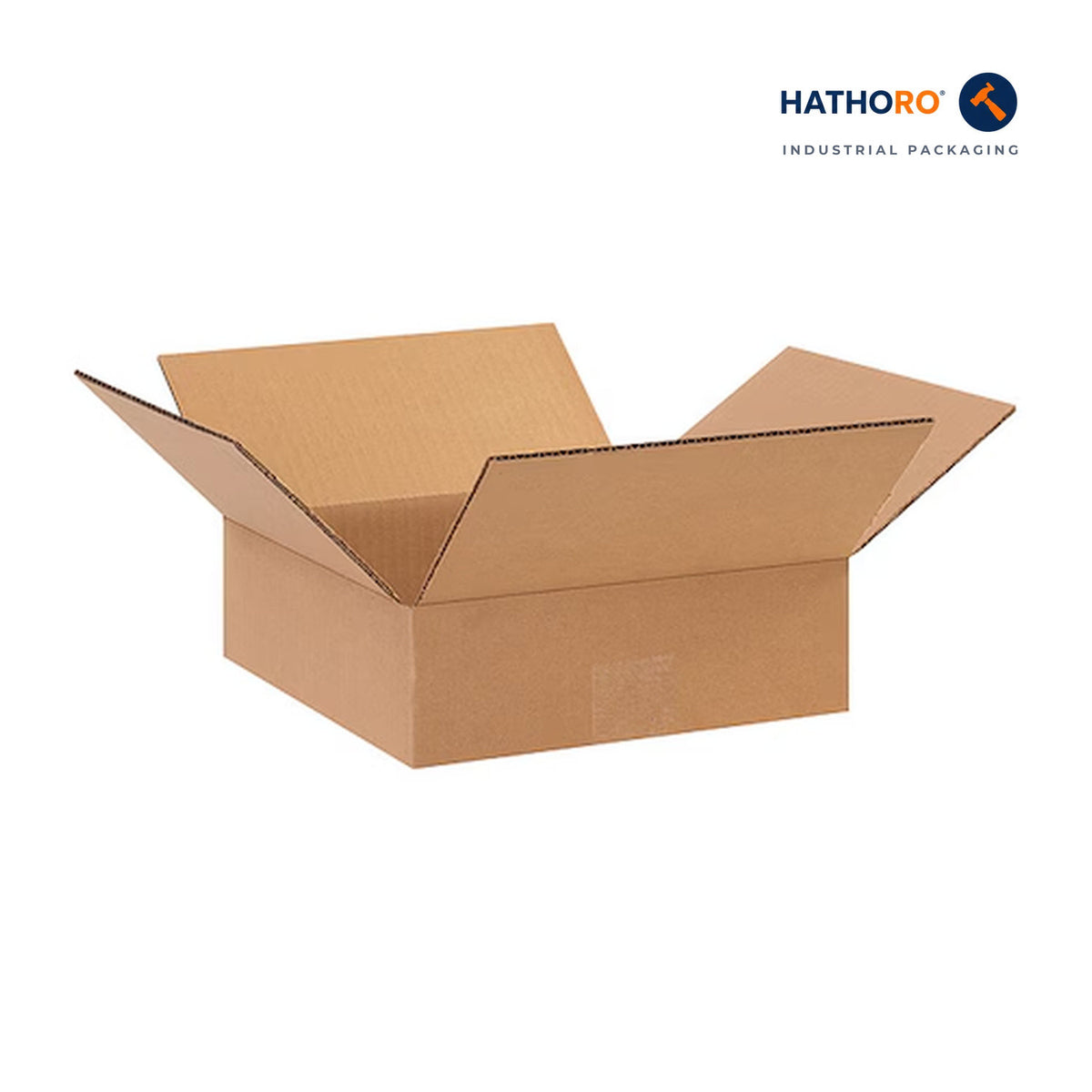 Hathoro 10 x 10 x 3 inch corrugated shipping box