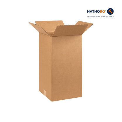 Hathoro 10 x 10 x 20 inch corrugated shipping box
