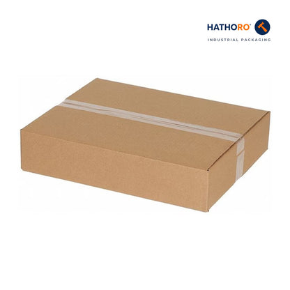 Hathoro 8 x 8 x 4 inch corrugated shipping box