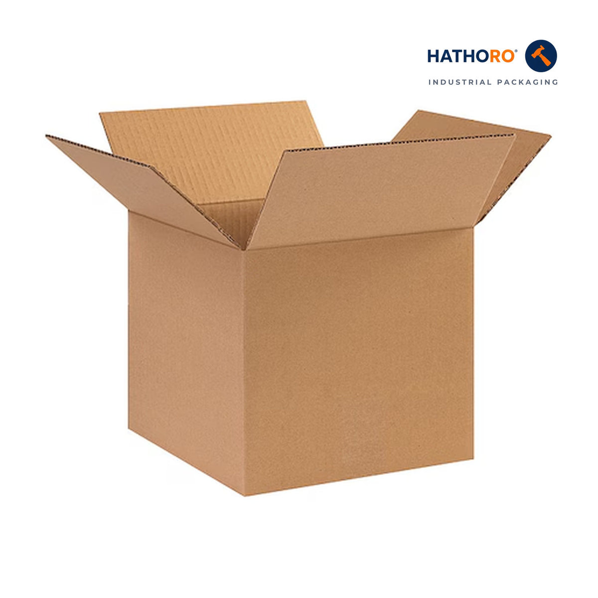 Hathoro 10 x 10 x 9 inch corrugated shipping box
