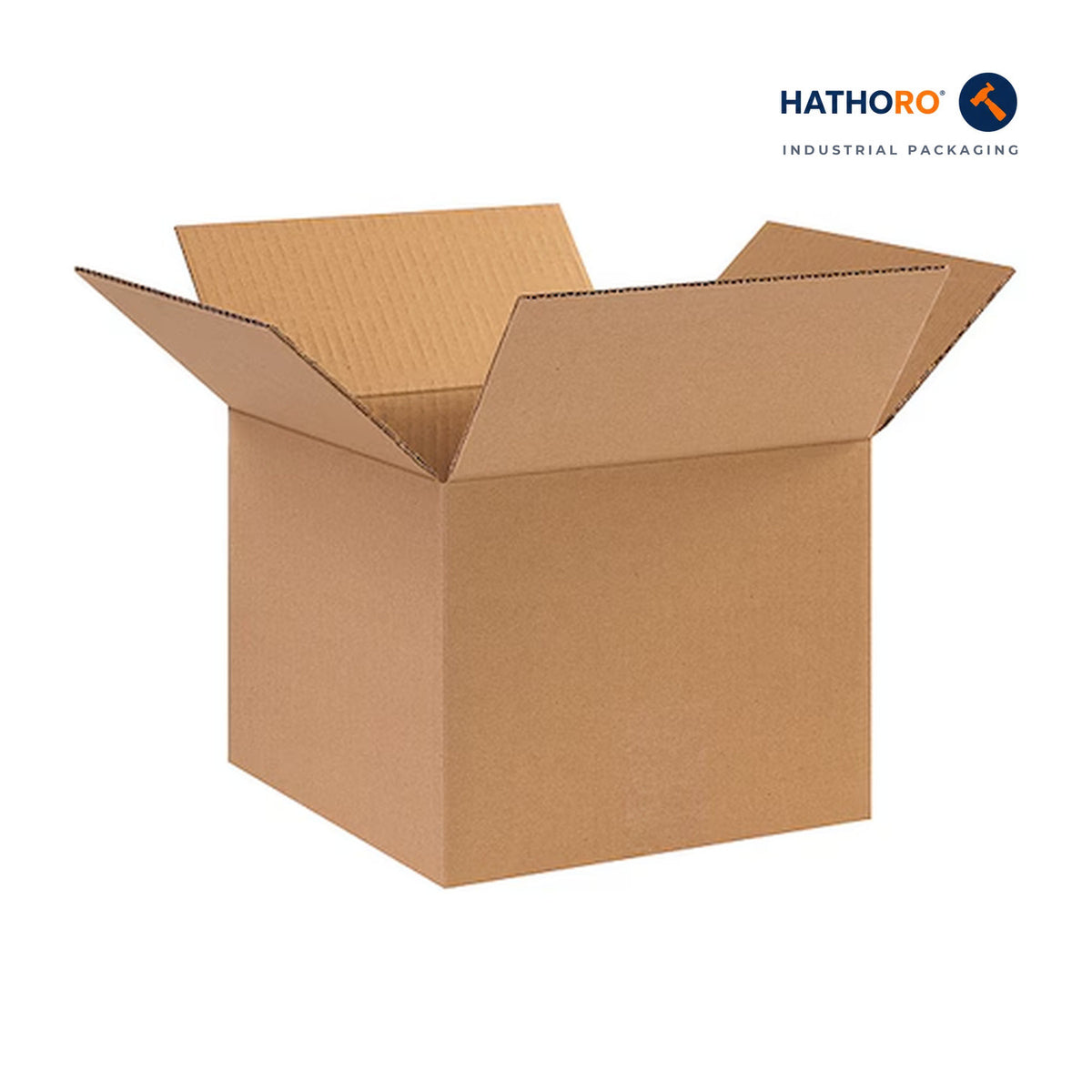 Hathoro 10 x 10 x 8 inch corrugated shipping box