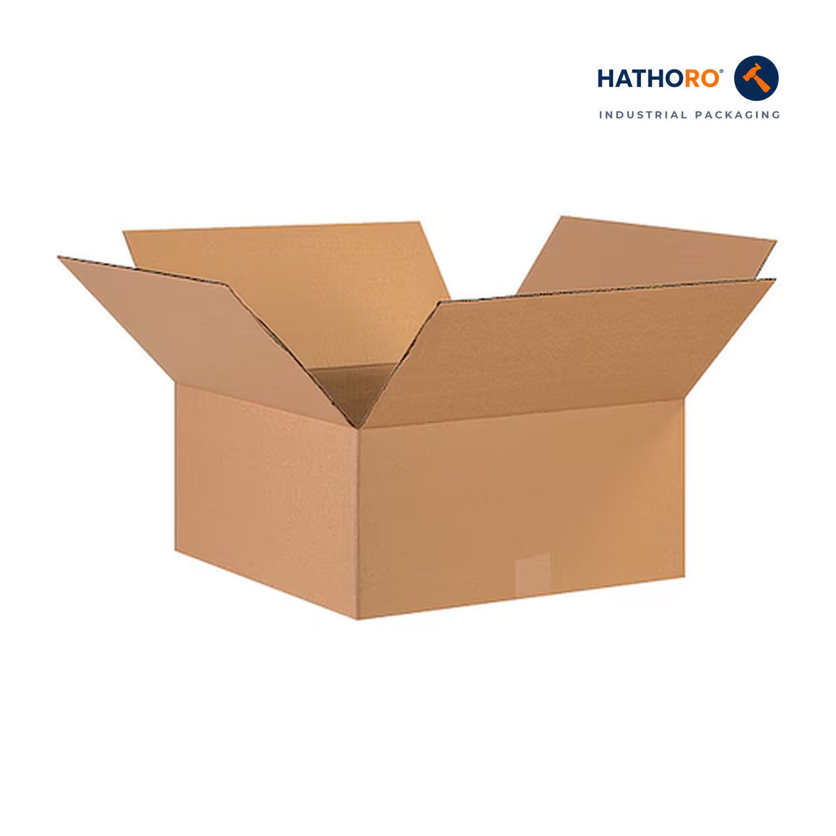 Hathoro 17 x 17 x 8 inch corrugated shipping box