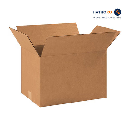 Hathoro 18-1/2 x 12-1/2 x 12 inch corrugated shipping box