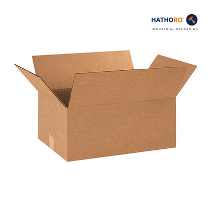Hathoro 18 x 12 x 8 inch corrugated shipping box