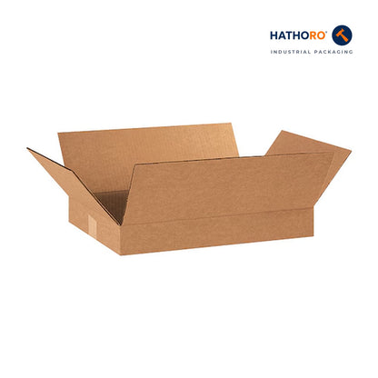 Hathoro 18 x 12 x 2 inch corrugated shipping box