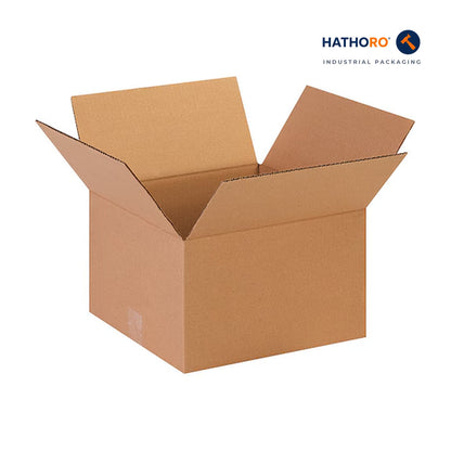 Hathoro 13 x 13 x 8 inch corrugated shipping box