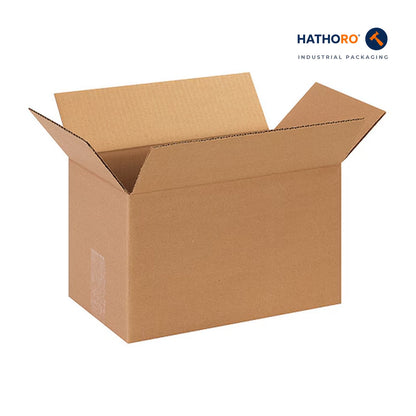 Hathoro 13 x 8 x 8 inch corrugated shipping box