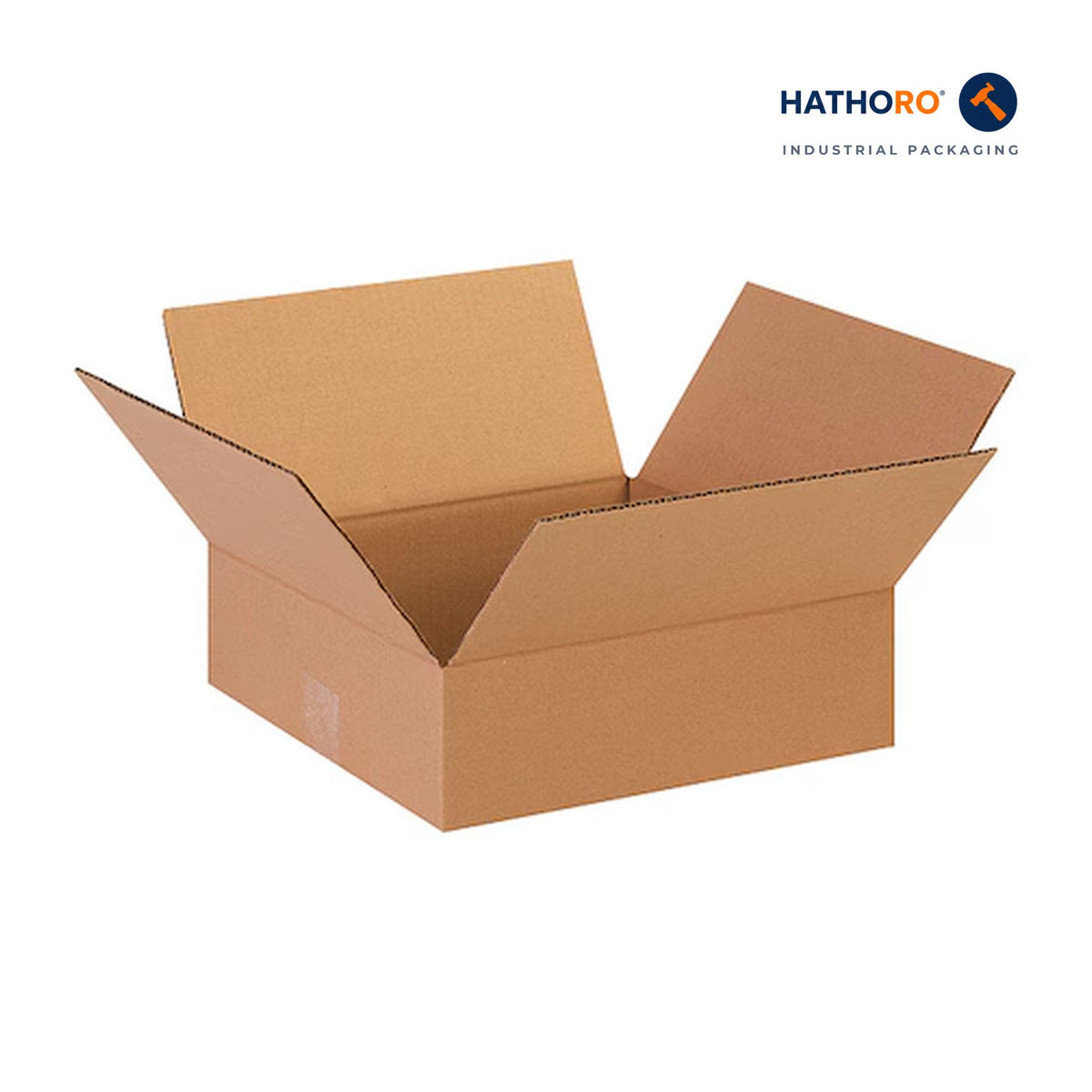 Hathoro 13 x 13 x 4 inch corrugated shipping box