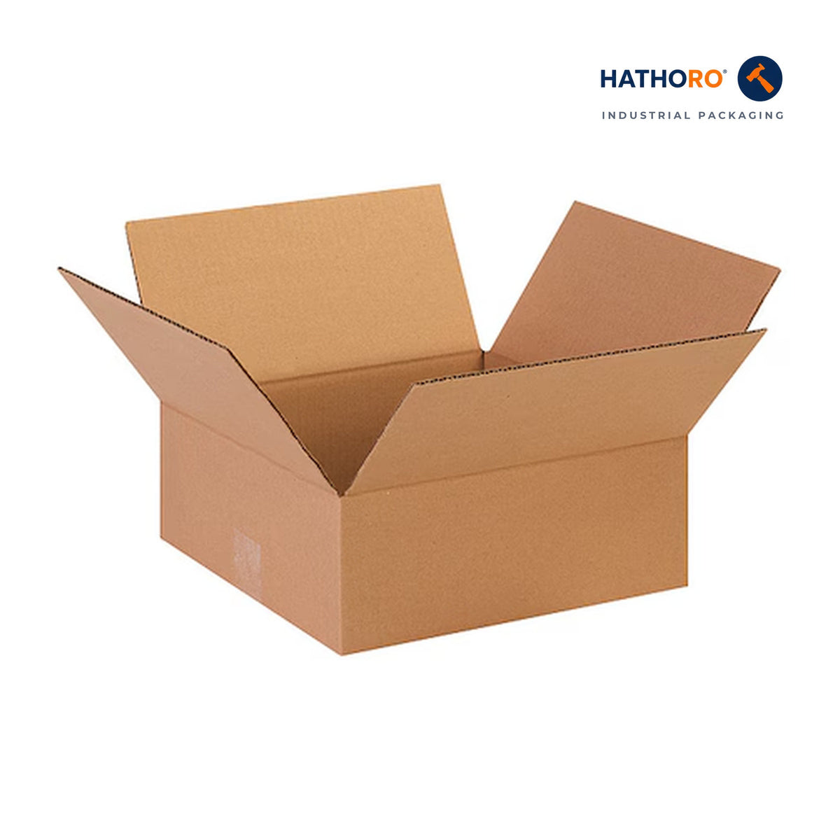 Hathoro 13 x 13 x 5 inch corrugated shipping box