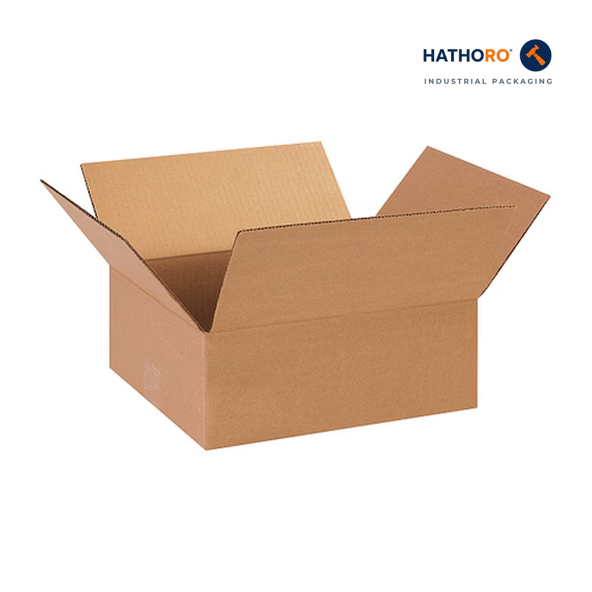 Hathoro 13 x 11 x 5 inch corrugated shipping box