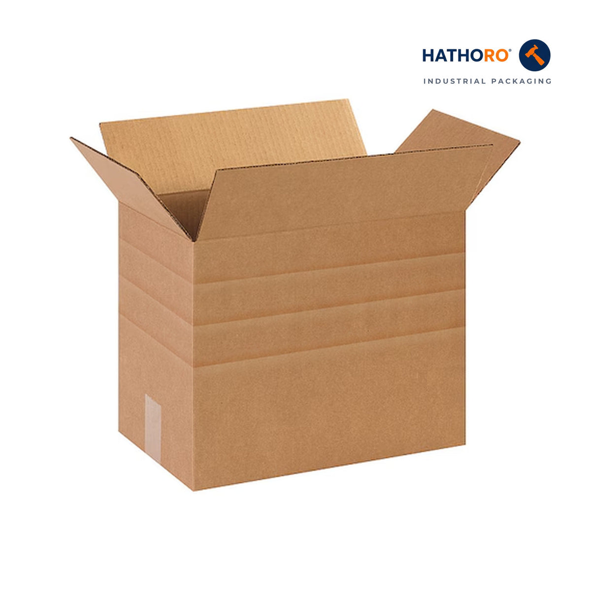 Hathoro 14-1/2 x 8-3/4 x 12 inch corrugated shipping box