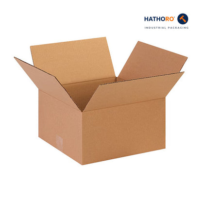 Hathoro 13 x 13 x 7 inch corrugated shipping box