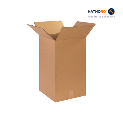Hathoro 14 x 14 x 24 inch corrugated shipping box
