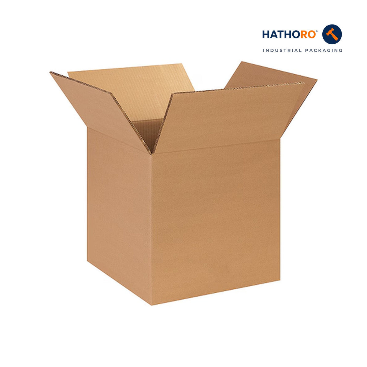 Hathoro 14 x 14 x 14 inch corrugated shipping box