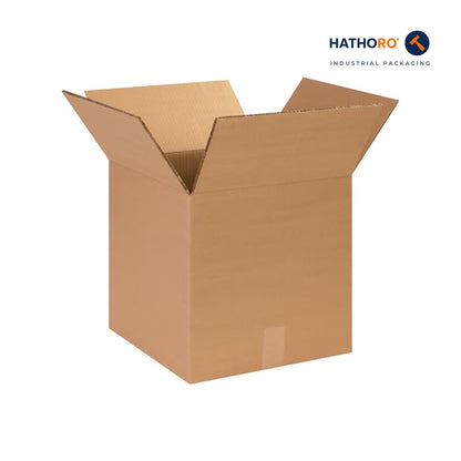 Hathoro 14 x 14 x 14 inch corrugated shipping box